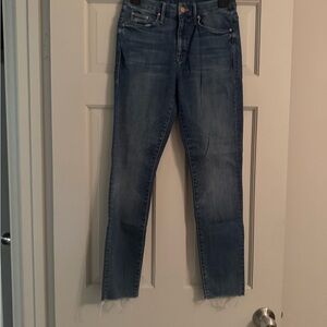 MOTHER Blue Ankle & Cropped Jeans